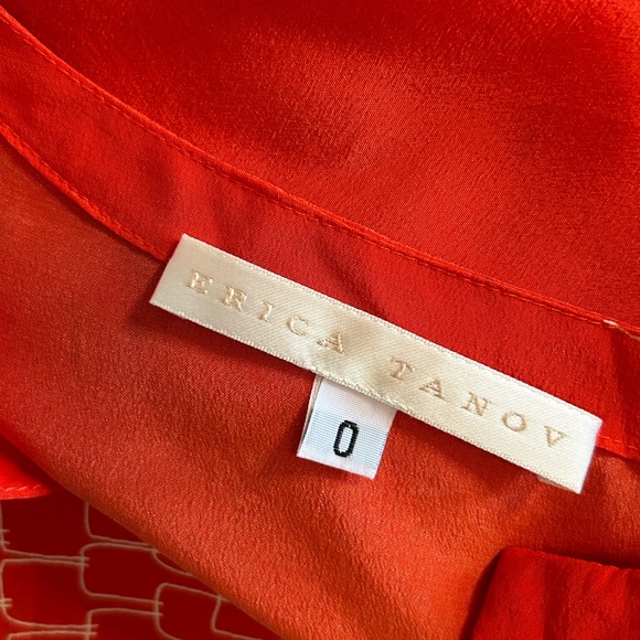 Erica Tanov Red Silk Tunic - Picture 4 of 11